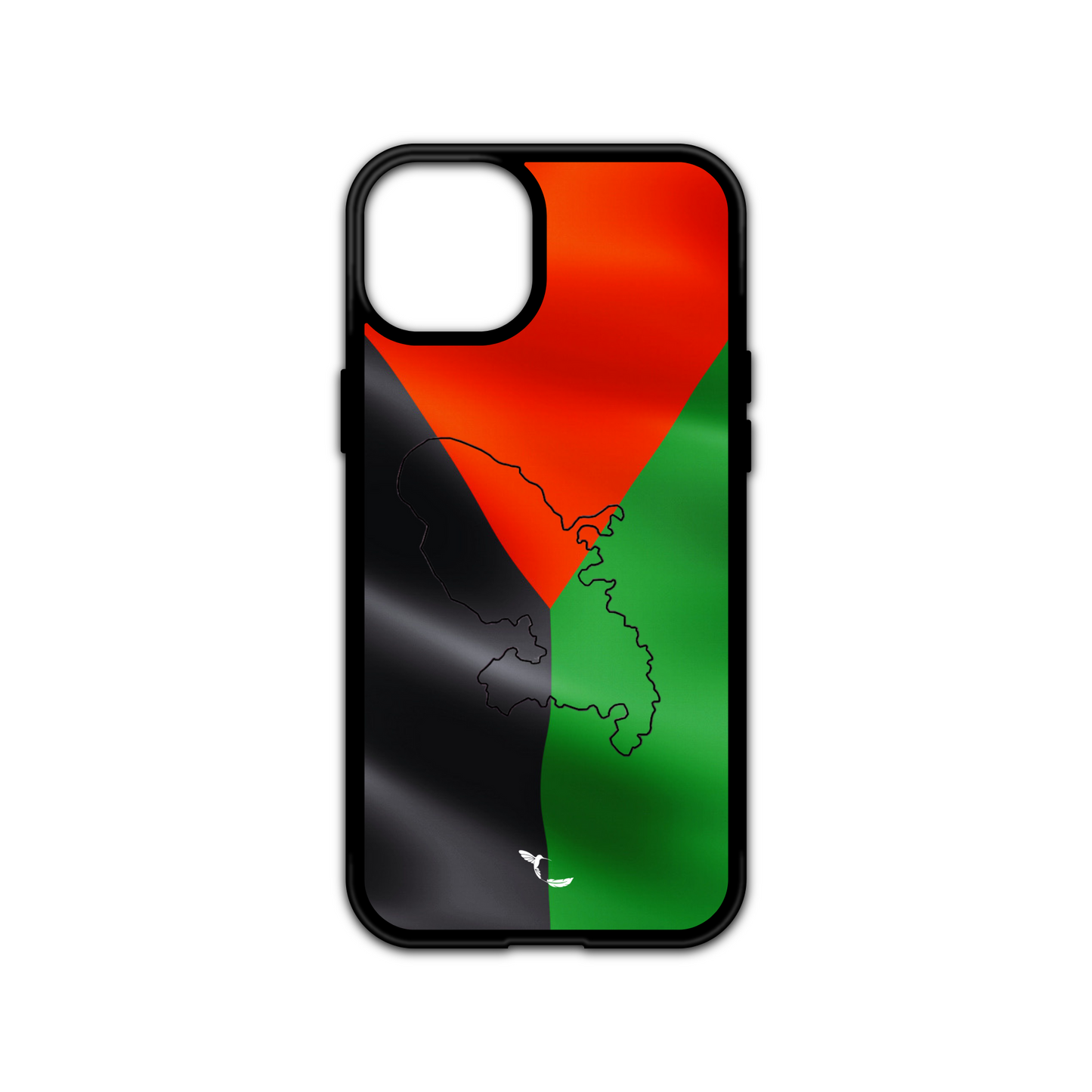 Coque drapeau Martinique carte noire