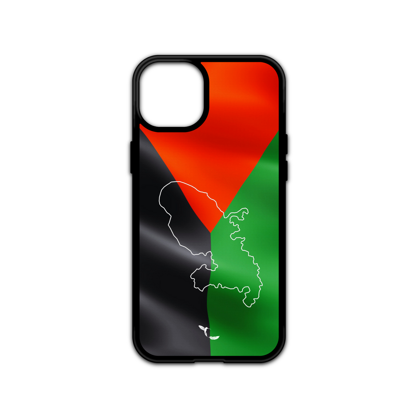 Coque drapeau Martinique carte blanche M'la Créa