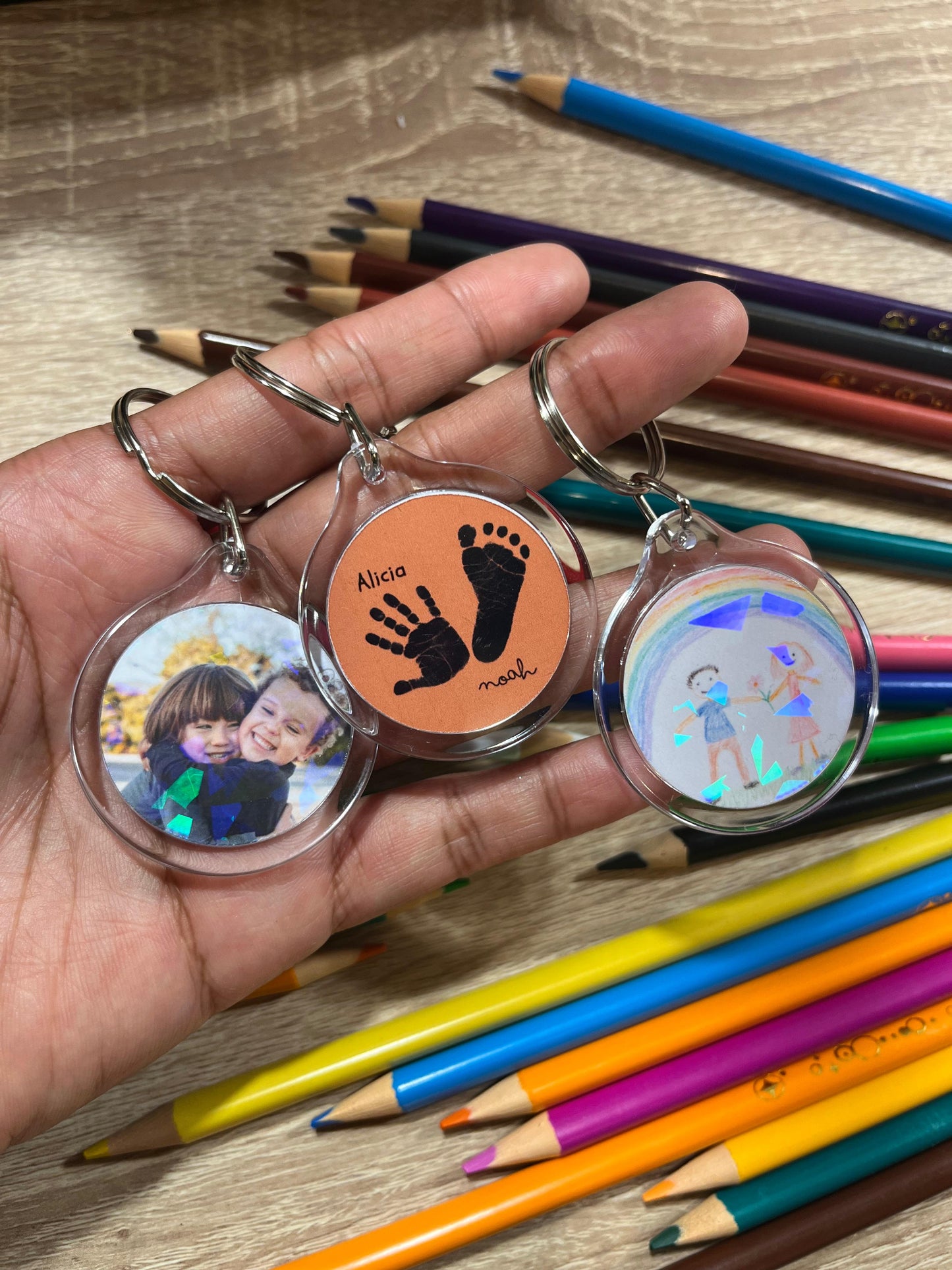 Porte-clé connecté personnalisé - audio, vidéo, texte ou lien M'la Créa