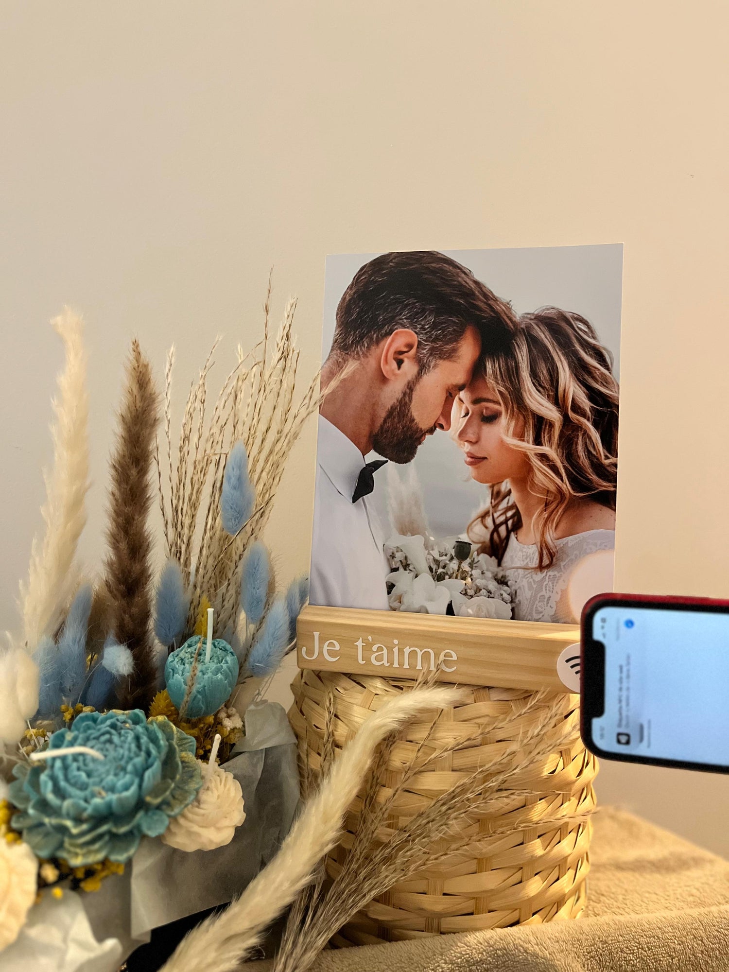 Photo personnalisée connectée - audio, vidéo, texte ou lien M'la Créa