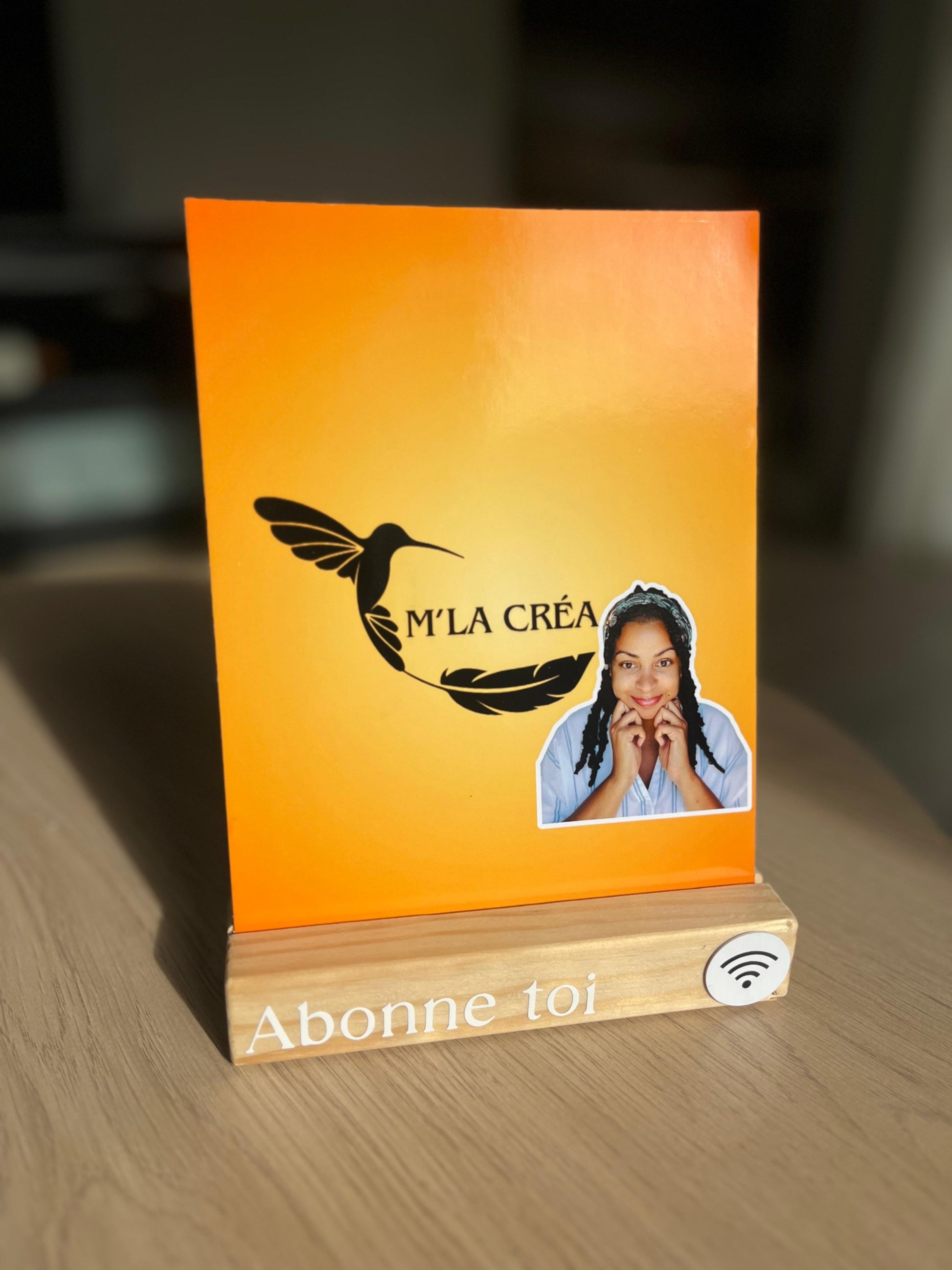 Photo personnalisée connectée - audio, vidéo, texte ou lien M'la Créa